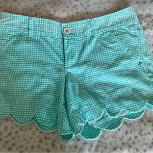 Lilly Pulitzer Buttercup Scallop shorts